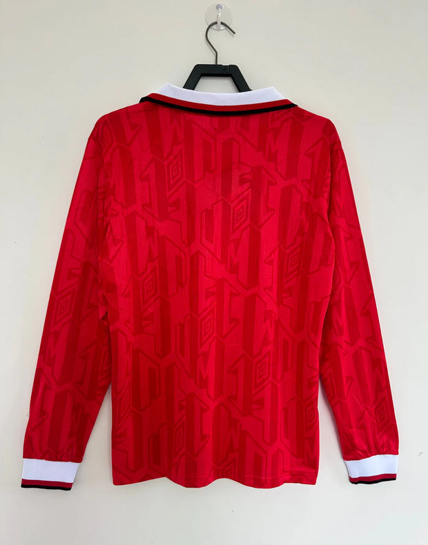 Manchester United 92/94 Home Jersey Long Sleeve