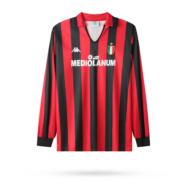 AC Milan 89/90 Home Jersey Long Sleeve