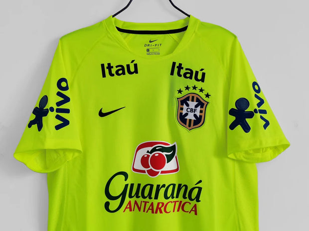 Brazil 2020 Fluorescent Green Training Jersey