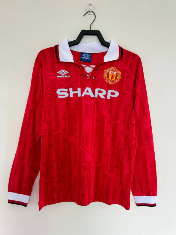 Manchester United 92/94 Home Jersey Long Sleeve