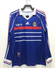 France 1998 Home Jersey Long Sleeve