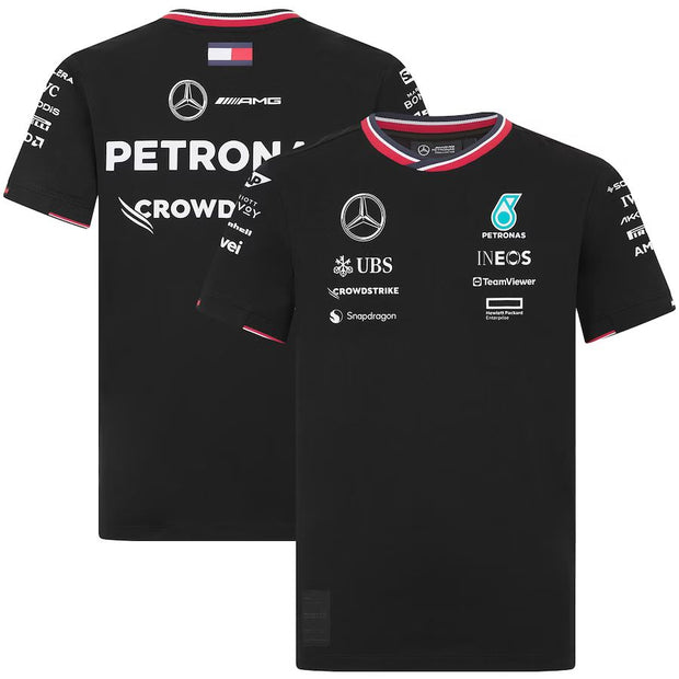 Mercedes AMG Petronas F1 2024 Team Driver T-Shirt - Black