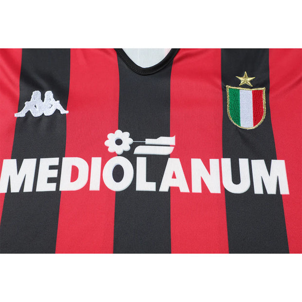 AC Milan 89/90 Home Jersey Long Sleeve