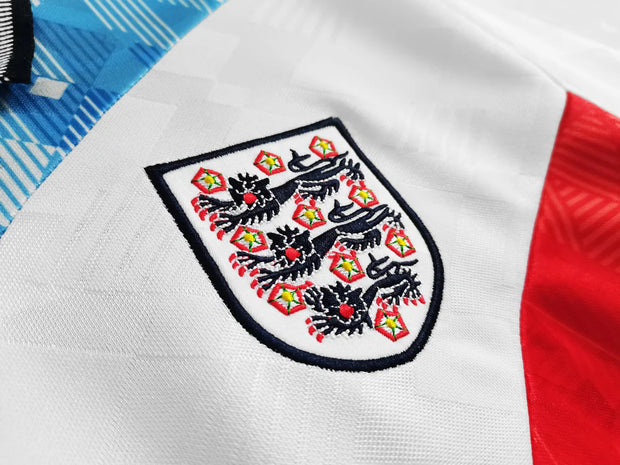 England 1990 World Cup Tricolour Retro Jersey