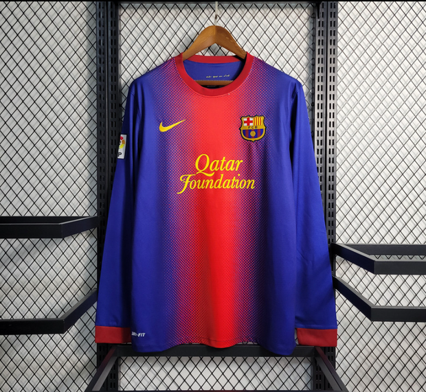 BARCELONA 12/13 Home Jersey-Long Sleeve