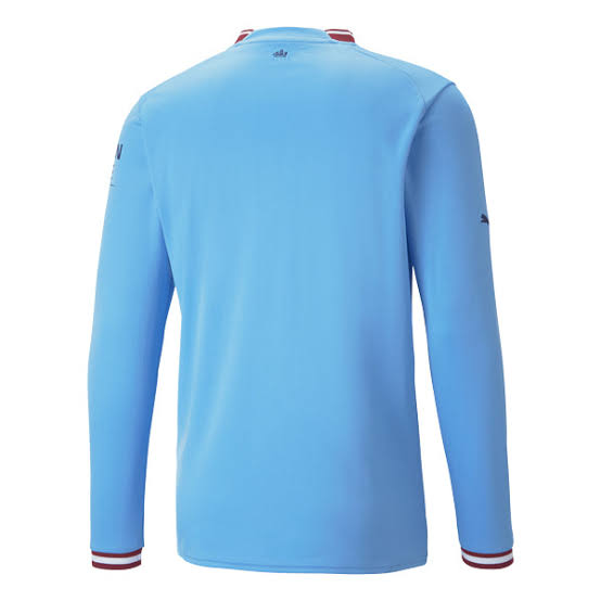 Manchester City Home 22/23 Long Sleeve